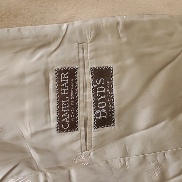 🤩Vintage Lanvin Boyd's Philadelphia 100% camel hair mens blazer - Picture 10 of 16